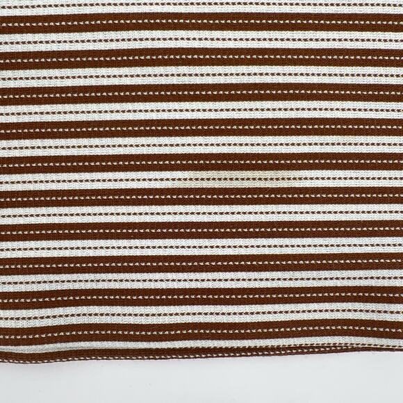 70s polyester brown stripe tank top 1970s vintage - Picture 6 of 7